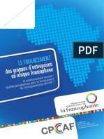 Le Financement: Conférence Permanente Des Chambr Es Consulair Es Africaines Et Francophones
