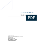 ZXSDR BC8911B Hardware Installation PDF