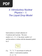 Introductory Nuclear Physics - 1 The Liquid Drop Model