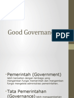 Good Governance Untuk Masyarakat