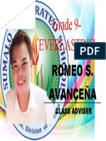 Grade 9-Everlasting: Romeo S. Avanceña