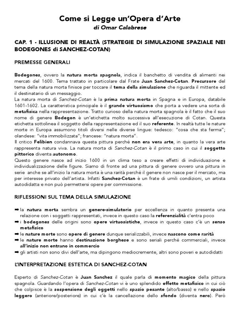 Come Si Legge Un'opera D'arte PDF