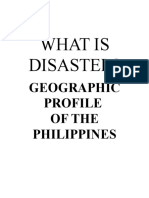 What Is Disaster?: Geographic Profile of The Philippines