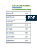 Entrega RPP Octubre Horarios de Entrega Jardin