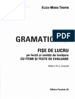 Gramatica. Fise de Lucru - Clasa 5 - Eliza-Mara Trofin PDF