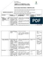 Planejamento Português 4 º Ano 1º Semestre