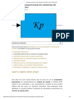 Controlador Proporcional em Sistemas de Segunda Ordem - Embarcados
