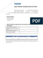 Solicitud para Expedir Certificado de Deposito y Bono de Prenda