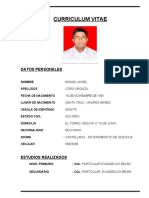 Curriculum - Vitae - de - Miguel Coro Urquizu 2020