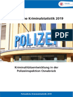 Polizeiliche Kriminalstatistik 2019 - Polizeidirektion Osnabrück Diebstahl Einbruch PKS_2019