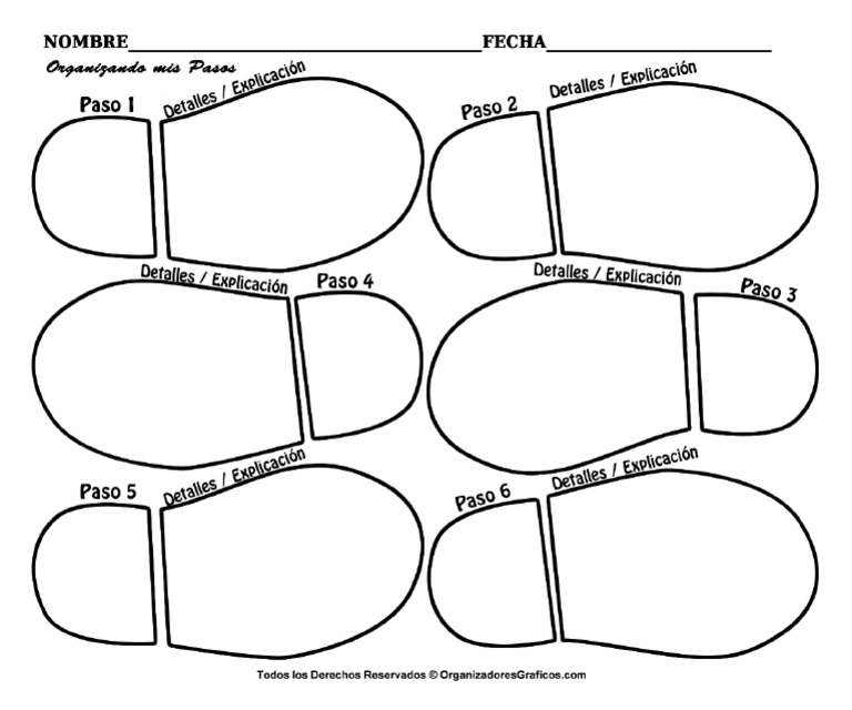 Pasos Organizador Grafico