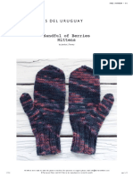 Handful of Berries Mittens: © Fairmount Fibers Ltd. 2013 Not To Be Reproduced or Re-Knit For Profit