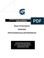 EDUP2063 - Pentaksiran Dalam Pendidikan.pdf