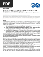 SPE 143431 Well Production Enhancement Results With Inflow Control Device (ICD) Completions in Horizontal Wells in Ecuador