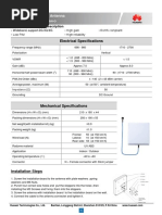 27011054-Wall Mount Antenna Datasheet (HADA-07091827-N-586-O) Datasheet