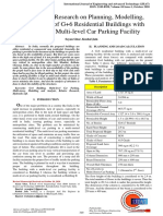 The Relative Research On Planning, Modelling, and Analysis of G+6 Residential Buildings With and Without Multi-Level Car Parking Facility