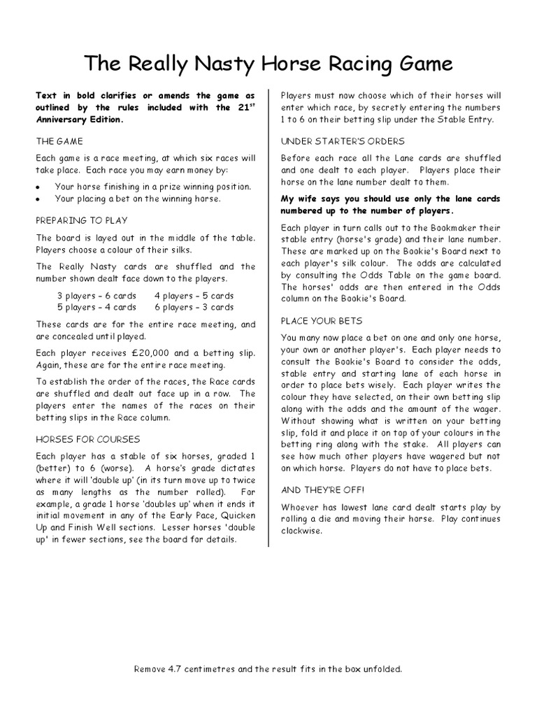 the-really-nasty-horse-racing-game-download-free-pdf-odds-gambling