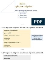 5.2 Operasi Aritmetik