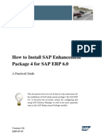 How To Install SAP Enhancement Package 4 For SAP ERP 6.0: A Practical Guide