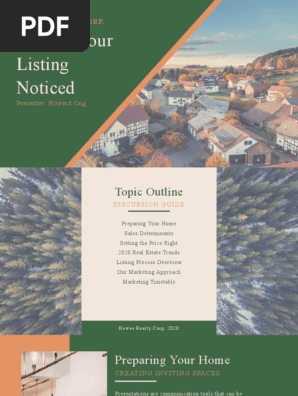 Green and Orange Photo Listing Presentation