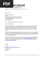 Maryland COVID-19 Vaccination Draft Plan 