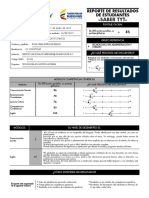 Resultados de Las Pruebas T y T