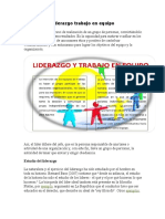 Liderazgo trabajo en equipo.......01111