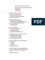 BANCO DE DATOS LEGISLACION TRIBUTARIA parcial No. 1