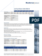 Buderus Hot Work Tool Steel 2344 ISO-B: Characteristics