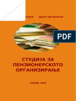 Studija Za Penzionerskoto Organiziranje - 2016 PDF