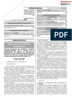 Decreto Supremo Que Establece Medidas Complementarias en El Decreto Supremo N 059 2020 PCM 1865374 1