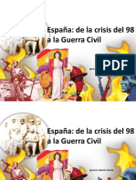 España, de La Crisis Del 98 A La Guerra Civil PDF