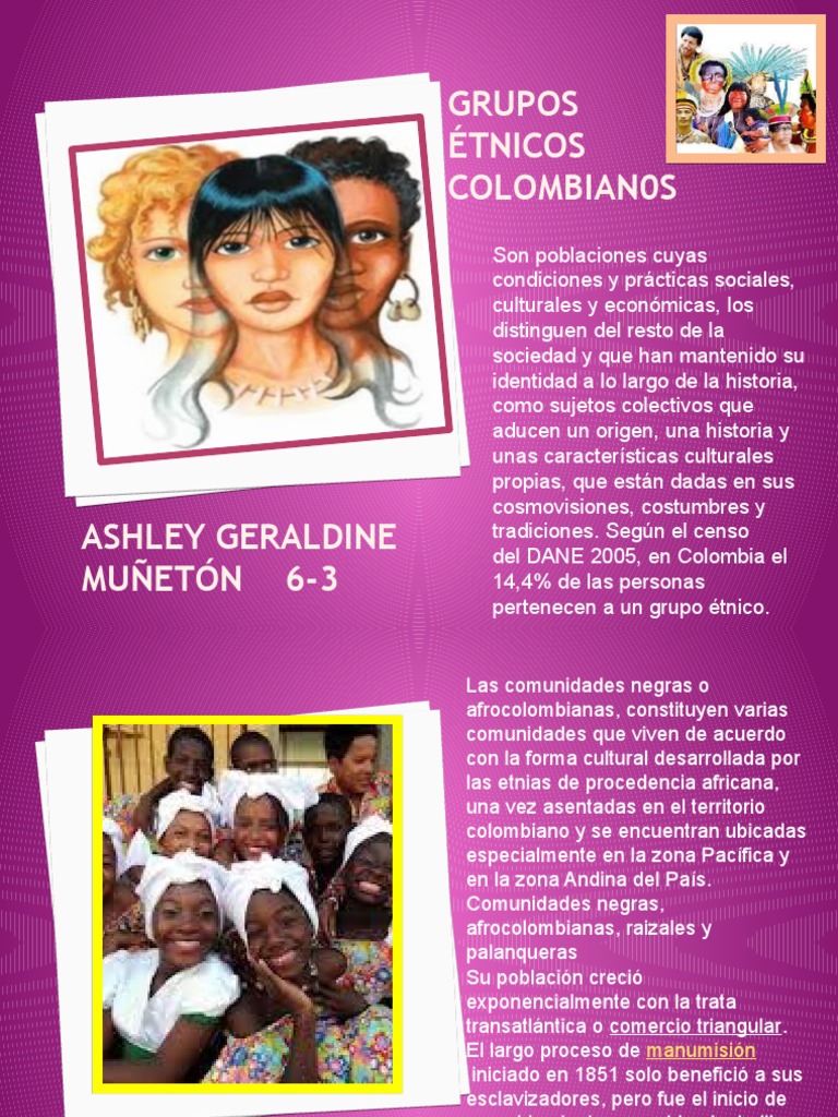 Grupos Étnicos en Colombia | PDF | Gente blanca | Métis