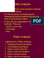 Ratio Analysis: - Simple or Pure Ratios - Percentage - Rate