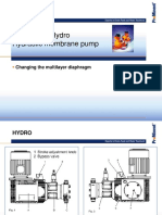 Prominent Hydro Hydraulic Membrane Pump: Changing The Multilayer Diaphragm