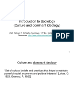 Introduction to Sociology - Culture and Dominant Ideology