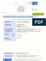 ETA 05 0255 For HVU Adhesive Capsules ETAG 001-05 Option 7 Approval Document ASSET DOC 586710 PDF