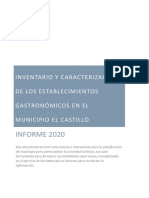 Informe de Establecimientos Gastronómicos