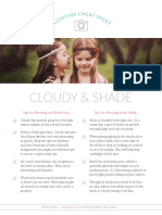 Cloudy & Shade: Tips For Shooting On Cloudy Days Tips For Shooting in The Shade