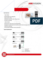 DS-KIS203 Video Door Phone: Key Features