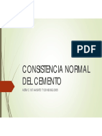 Ensayo Consistencia Normal del Cemento