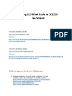 Running LED Blink Code in CC3200 Launchpad PDF