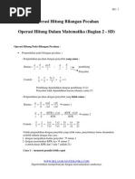 Operasi Hitung Bilangan Pecahan (Operasi Hitung Dalam Matematika Bag2)