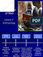 Lecture 2 Origin of Man