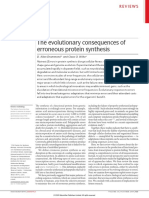The Evolutionary Consequences of Erroneous Protein Synthesis