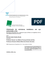 Optimizacao de estruturas modulares em aco enformado a frio