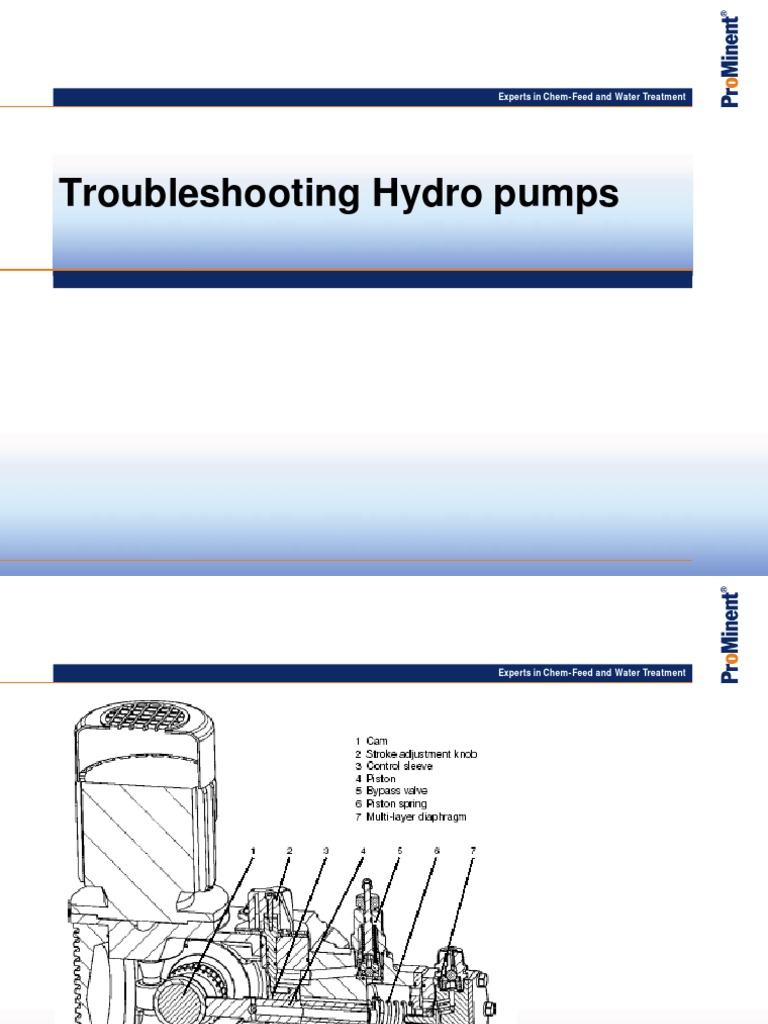 2 - Troubleshooting Hydro Pumps - GB - 2008 | PDF | Valve | Pump