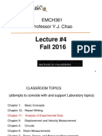 EMCH361 Classroom Topics and Lab Schedule