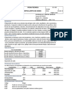 Ficha Tecnica Hipoclorito de Sodio Al15%