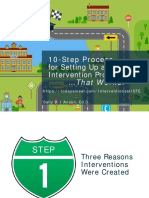 10-Step Process That Works!: For Setting Up An Intervention Program